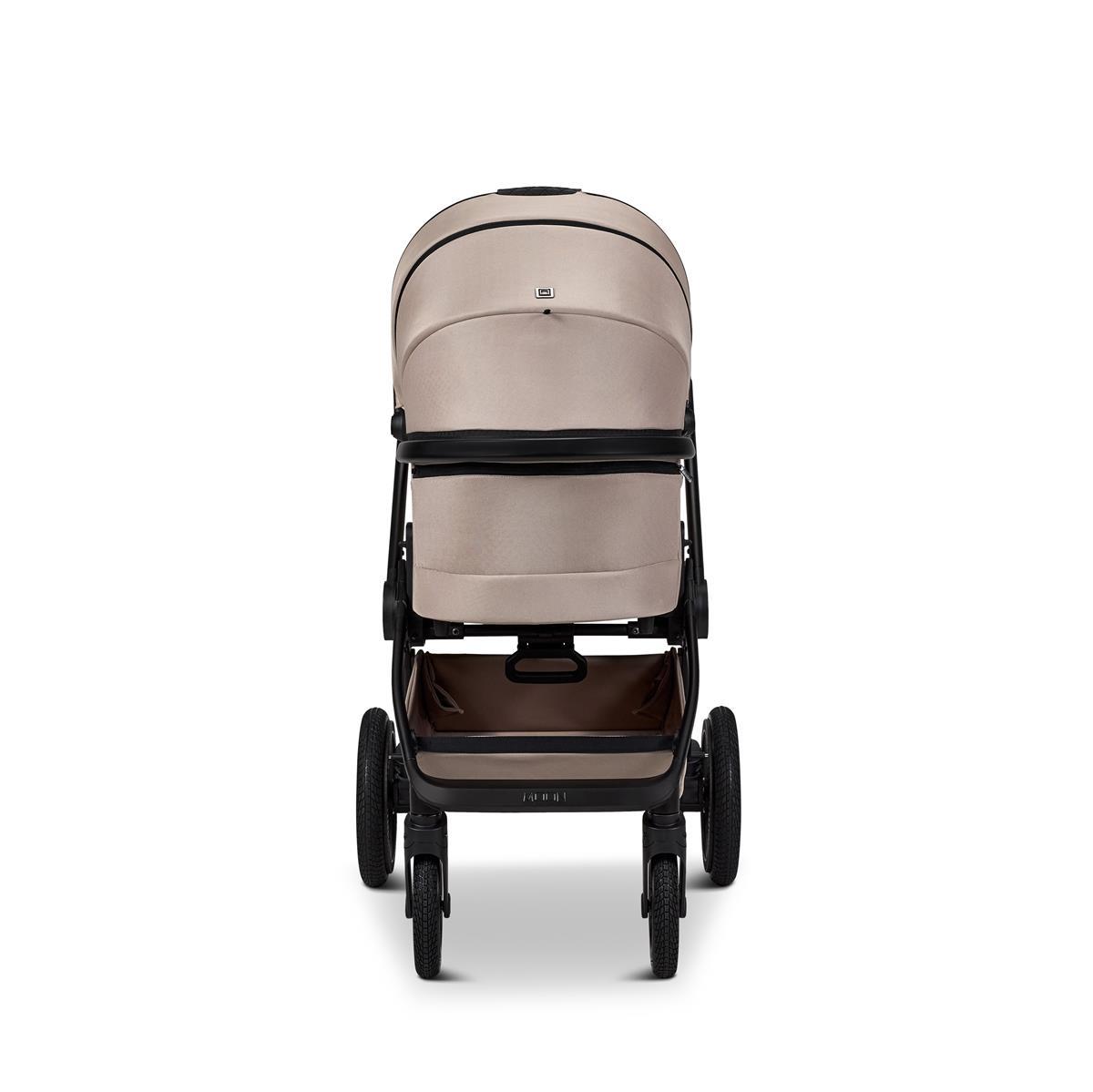 Moon GIO+ Kinderwagen-Set sand / matt Moon PIÙ Kinderwagen SET sand / chrome