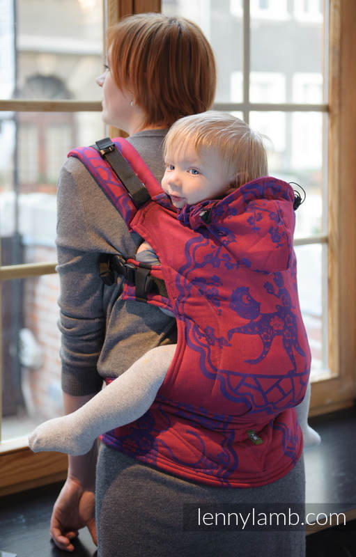 Lenny Lamb Trage Mico red & purple (bordeaux und lila) Lenny Lamb Trage Mico red & purple (bordeaux und lila)