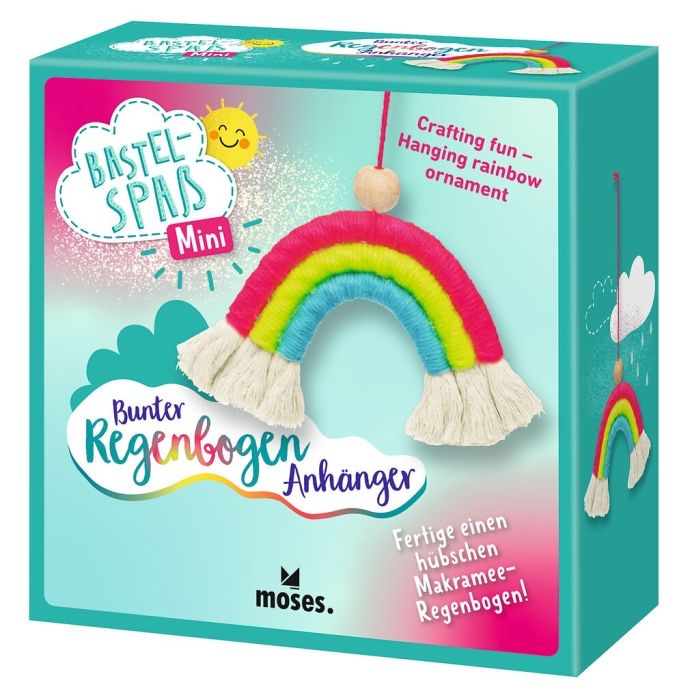 moses Bastelspaß Mini - Farbenfrohe DIY-Sets Regenbogen