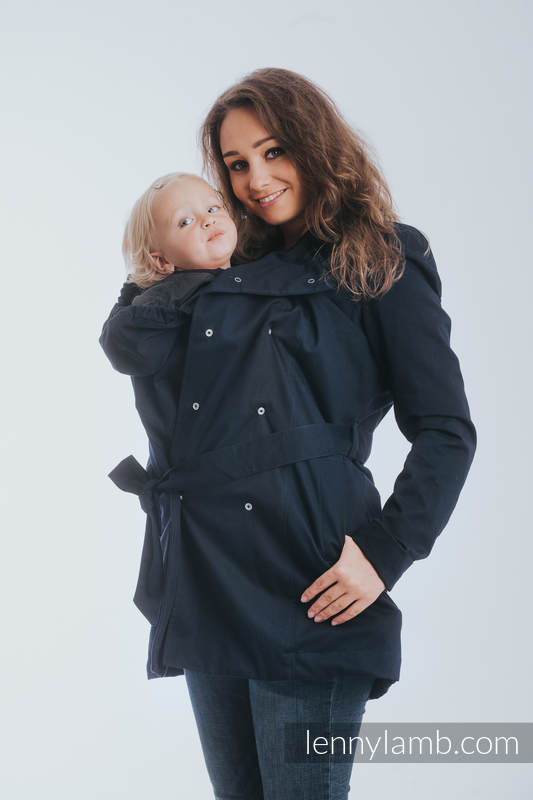 Lenny Lamb Tragejacke Trenchcoat - M (38) - schwarz