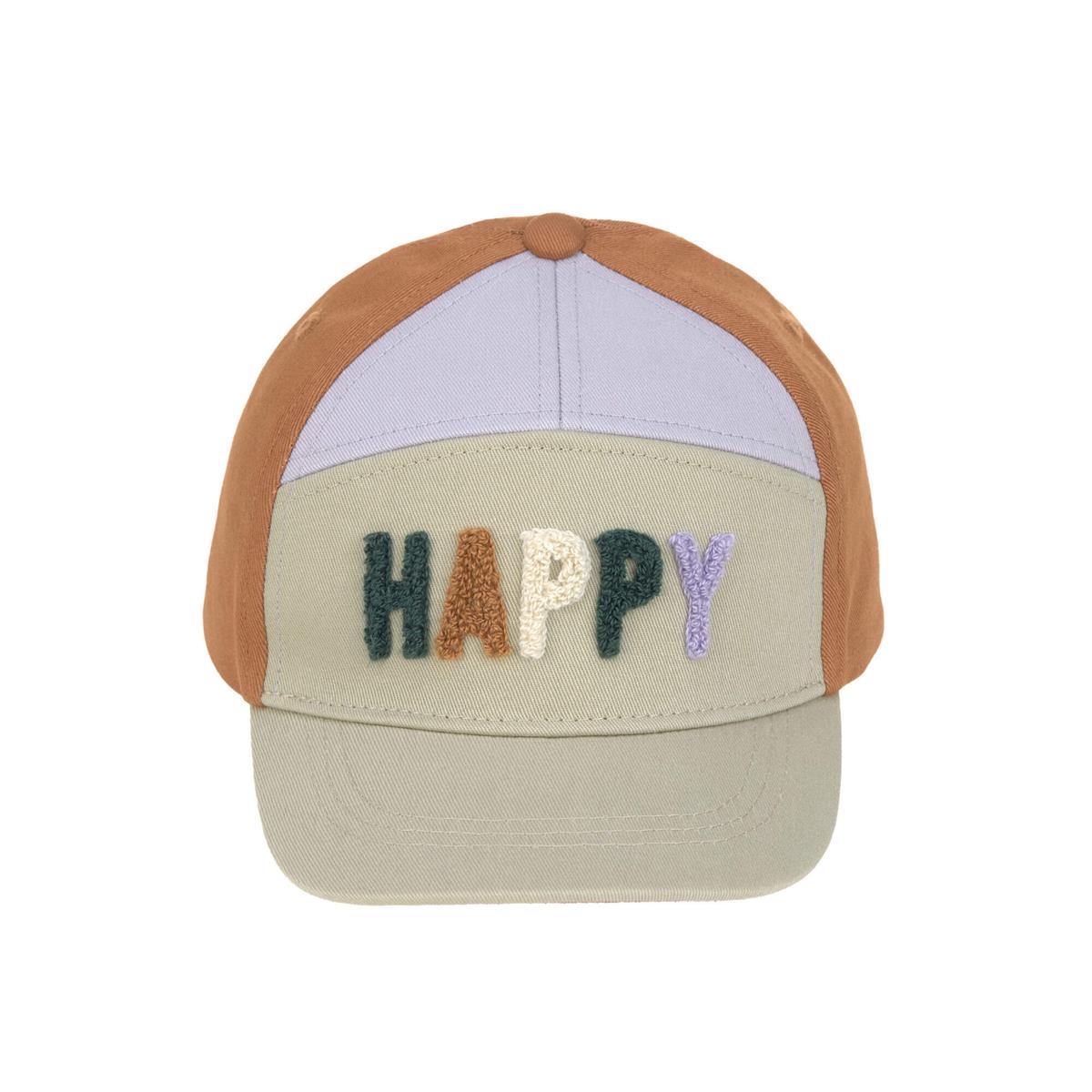 Lässig Basecap Kinder 48 (1-2 Jahre) Little Gang, Happy, Khaki Karamell