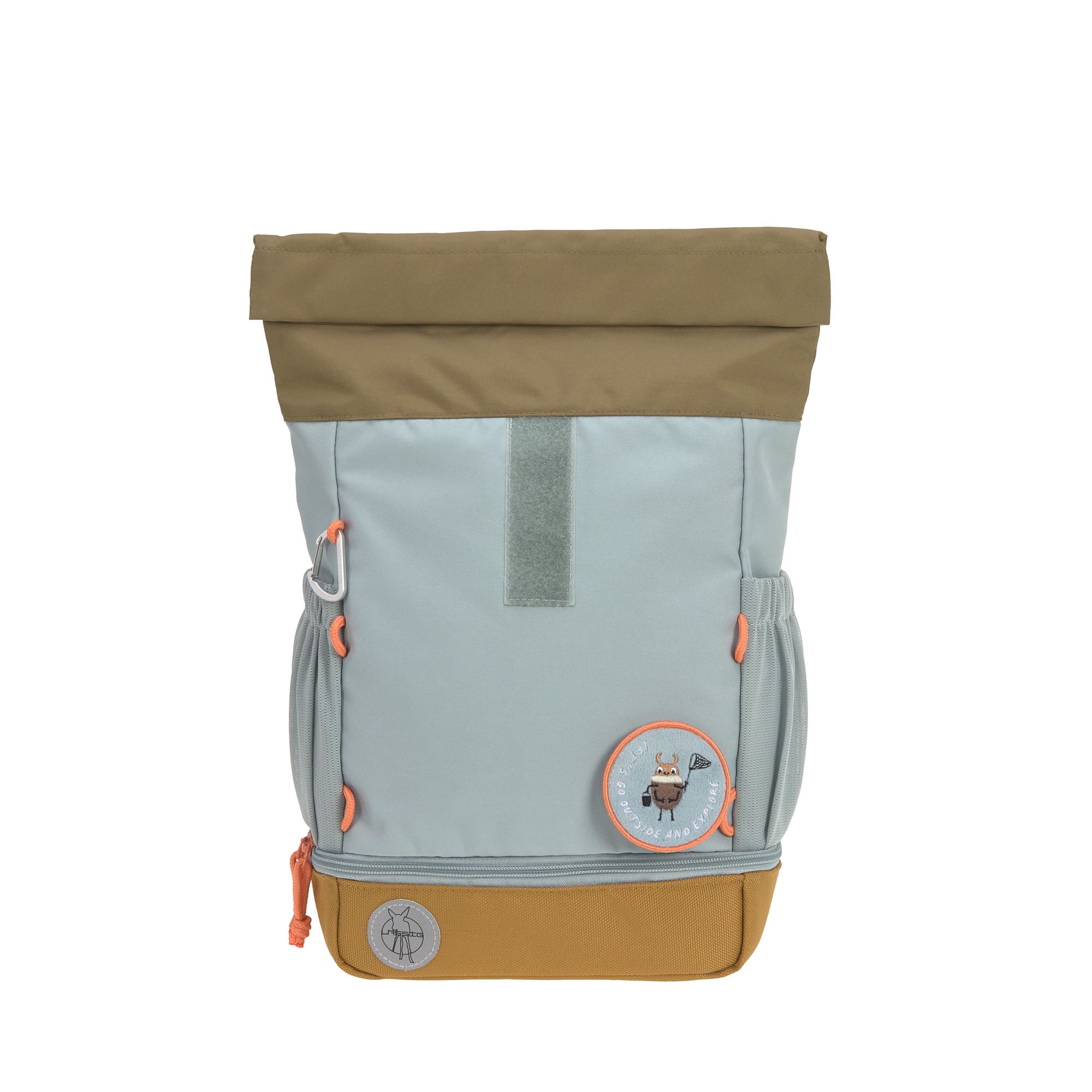 Lässig Kindergartenrucksack Rolltop Nature- Hellblau