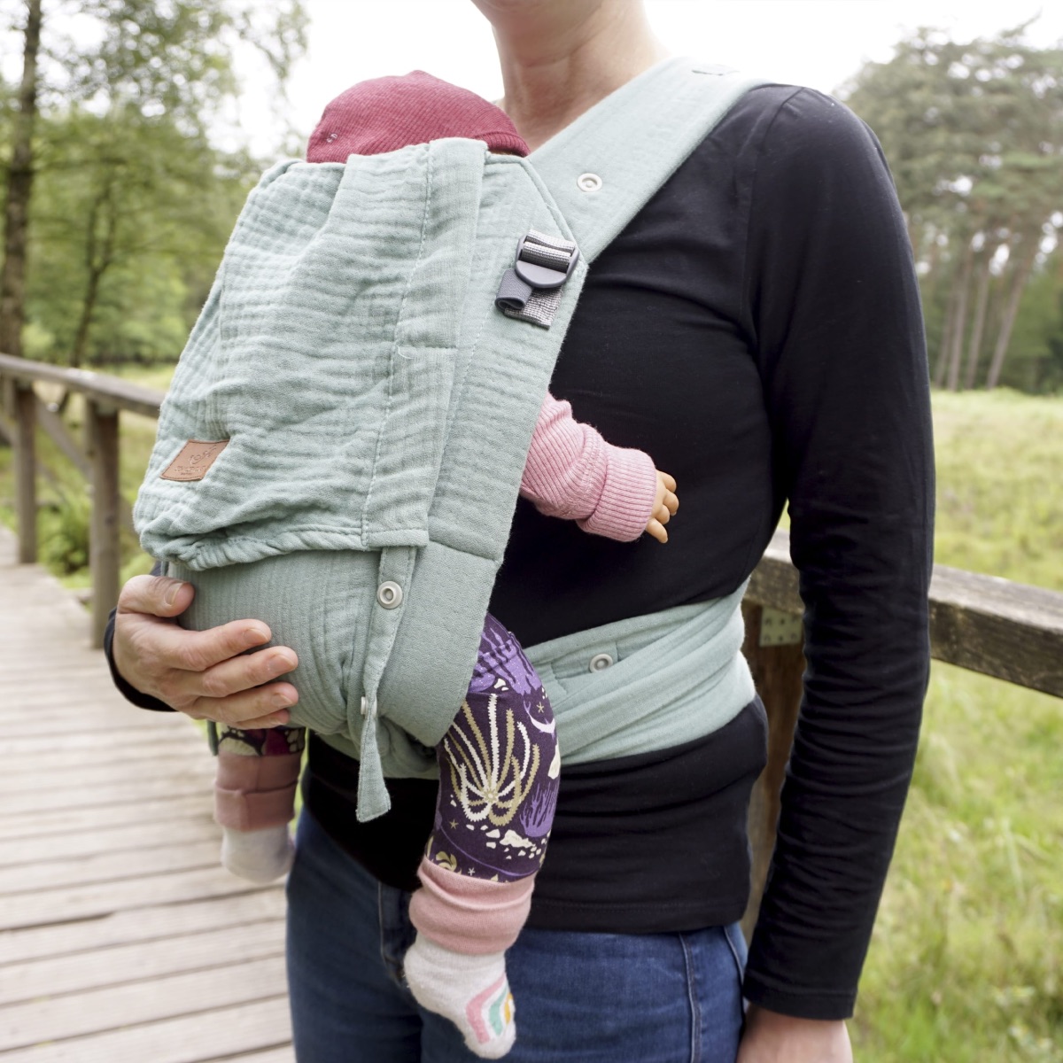 Schmusewolke Aurora Halfbuckle (50 - 86 cm / 12 Kilo) Eucalyptus Schmusewolke Aurora Halfbuckle (50 - 86 cm / 12 Kilo) Eucalyptus