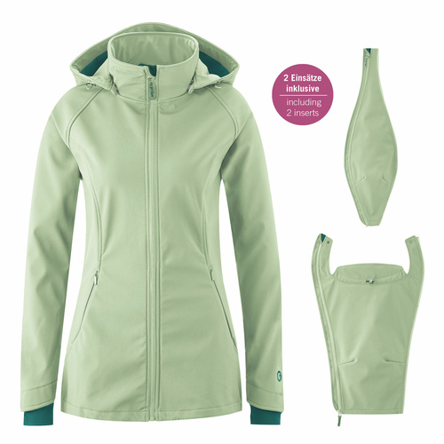 mamalila Softshell-Tragejacke Allrounder grün S