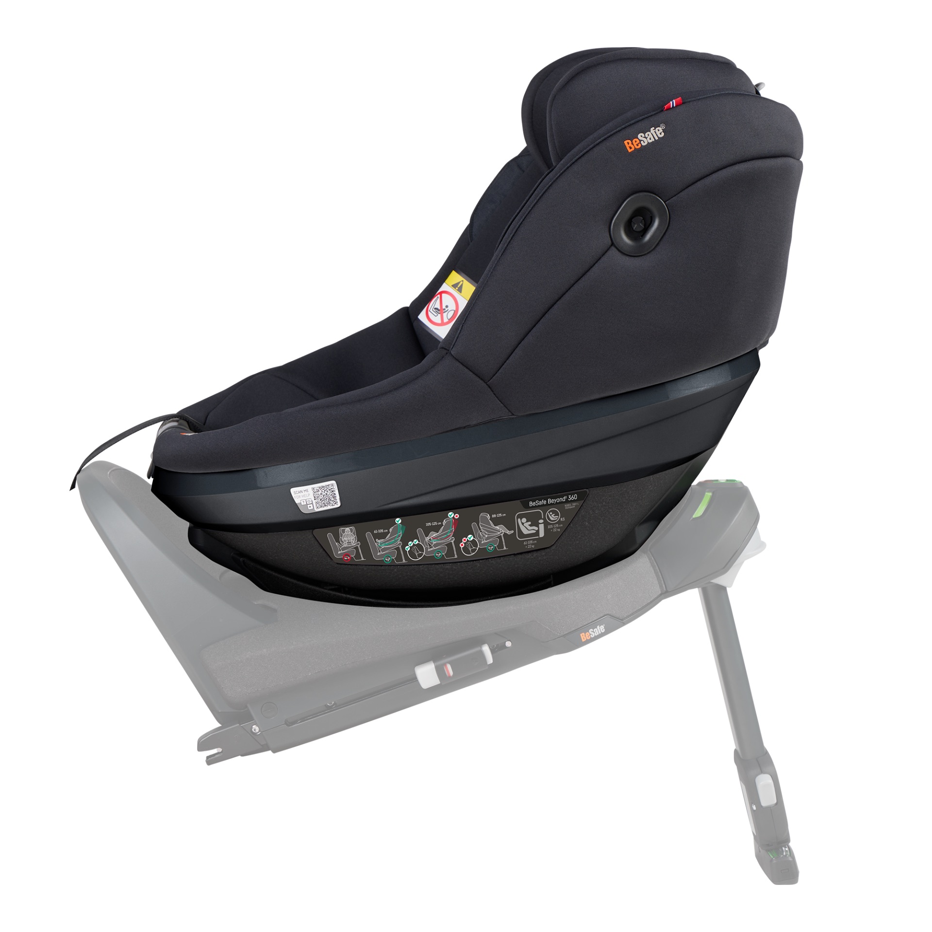 BeSafe Beyond2 360 Reboarder Black Soft Breeze