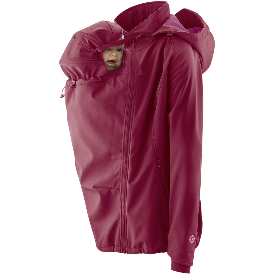 mamalila Softshell-Tragejacke Allrounder - Beere L