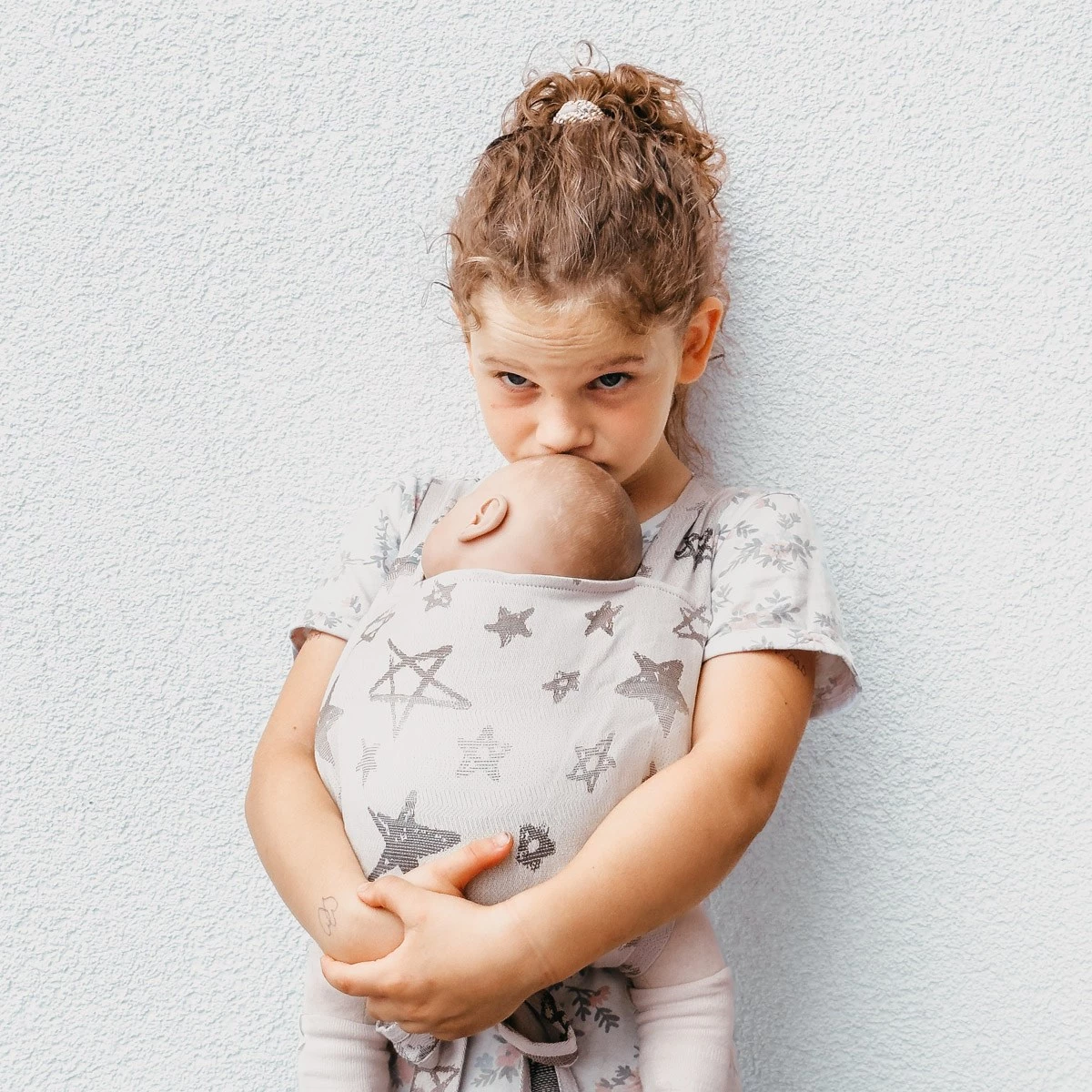 Hoppediz Puppentrage Singapur grey