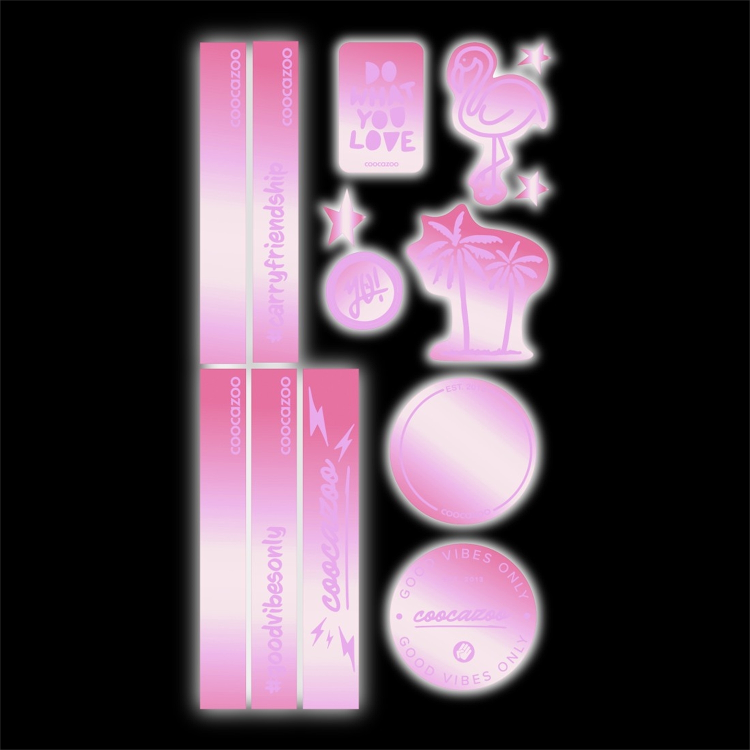 Coocazoo Reflektierendes Sticker-Set Berry Coocazoo Reflektierendes Sticker-Set Berry