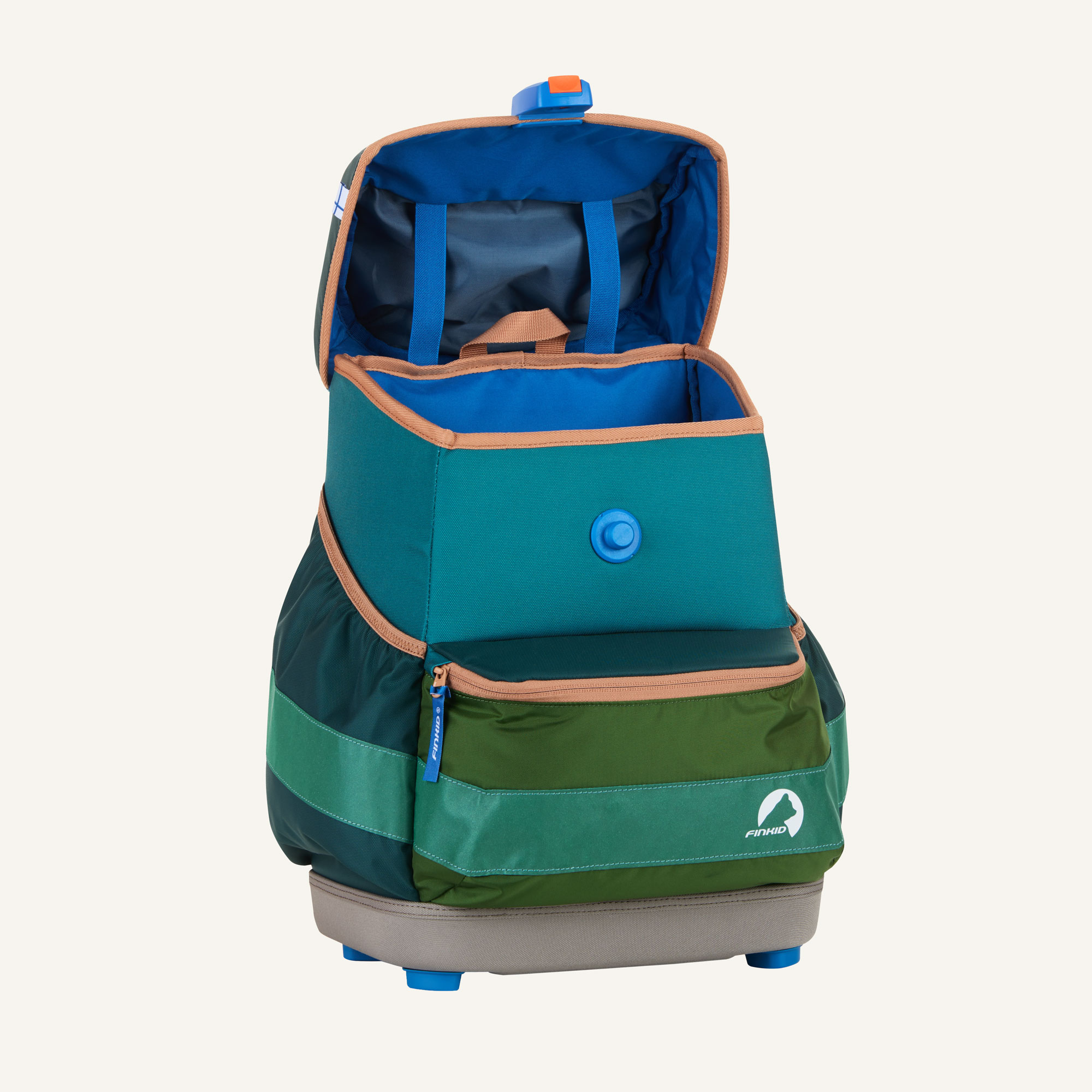 Finkid BUDDY EKO SPORT Schulranzen Set jungle mix
