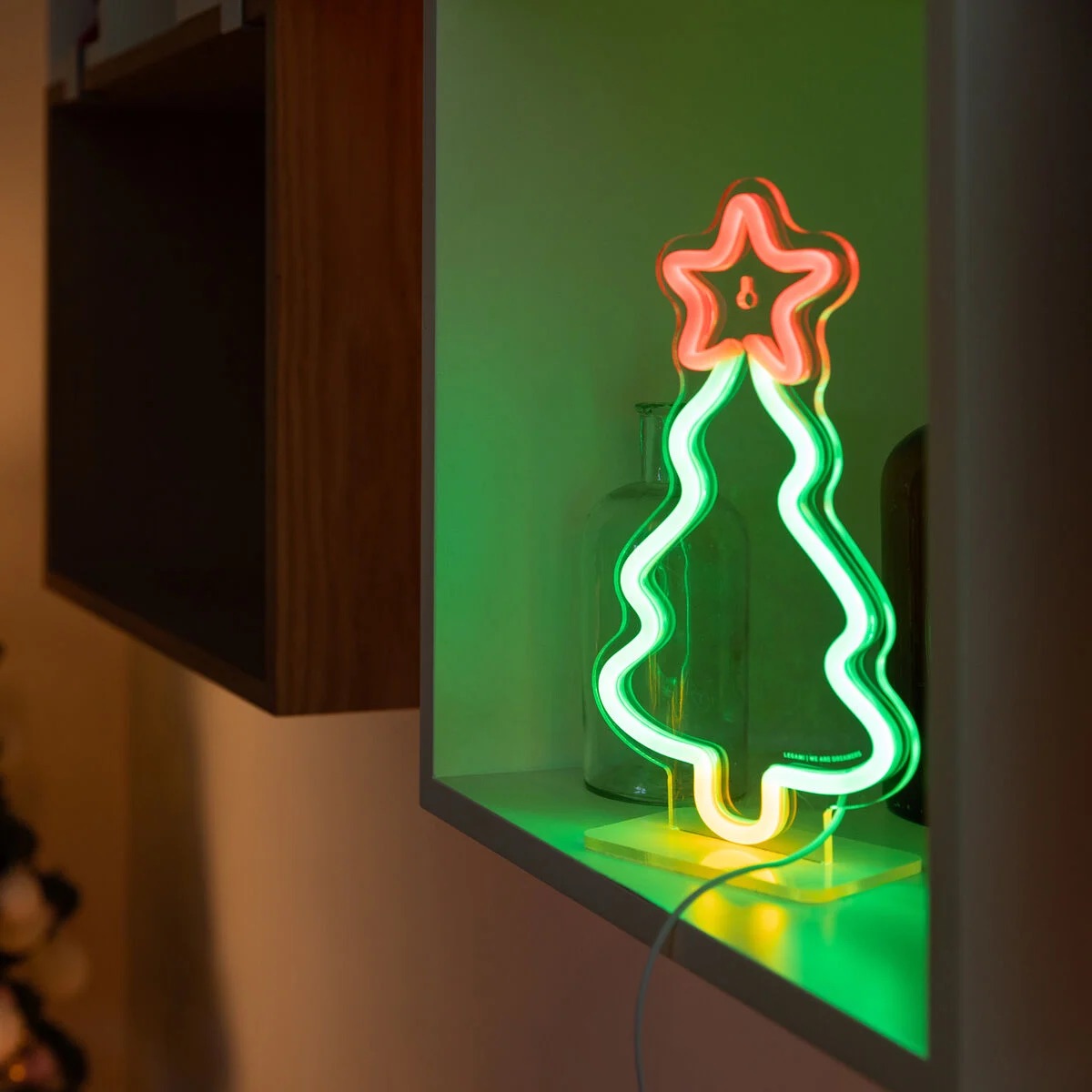 Legami Weihnachten 2025 Artikel LED-Lampe mit Neoneffekt - XMAS TREE