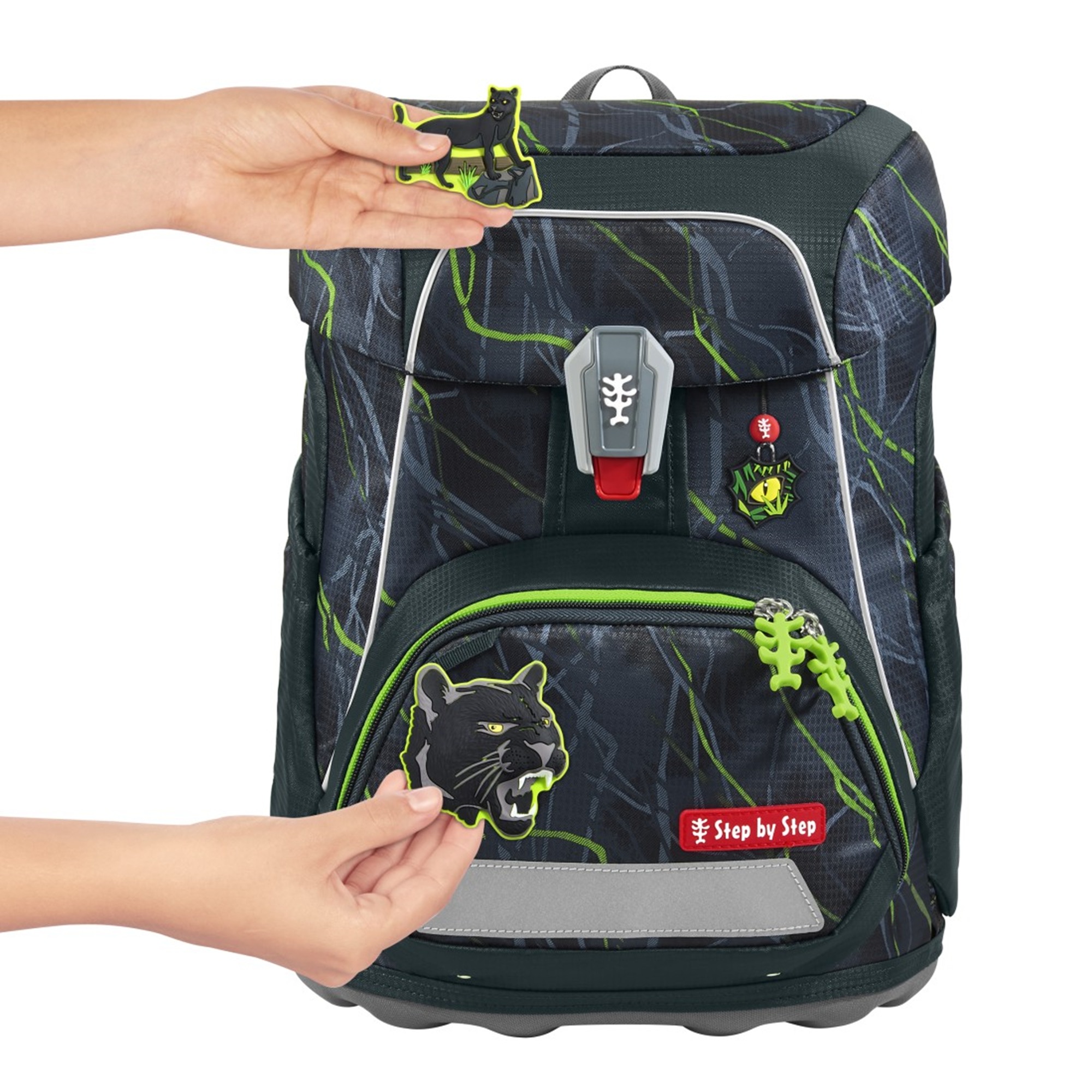 Step by Step Fit Schulranzen-Set 5-tlg. Danger Cat Chiko
