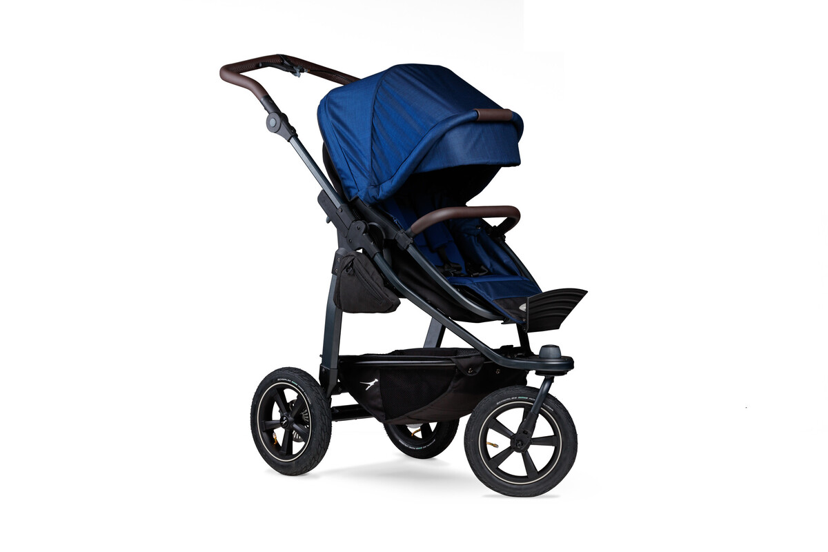 tfk mono3 - Kombi Kinderwagen mit Luftrad-Set marine