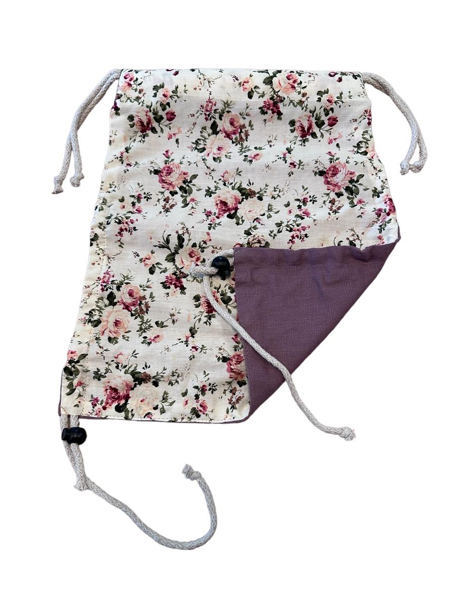 SimpleeBaby Kopfstütze für Tragetücher Rosen creme