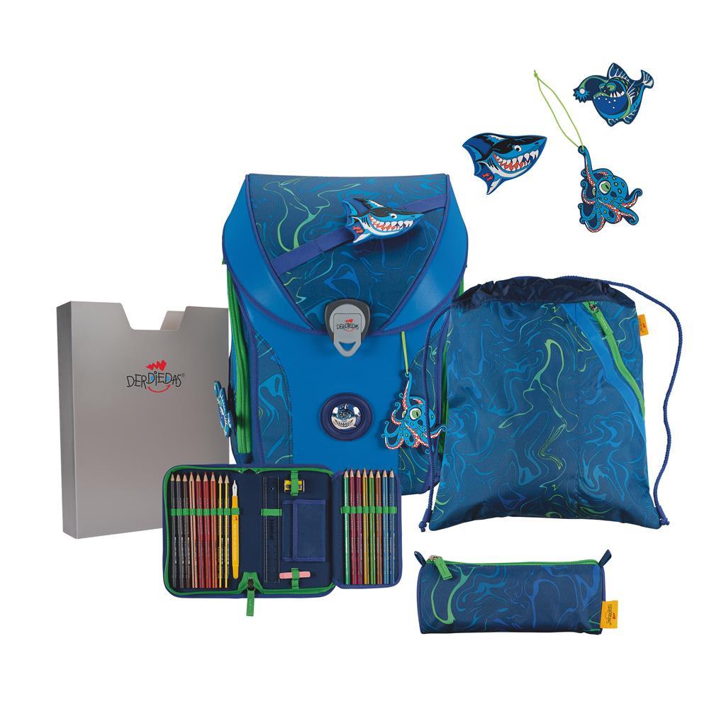 Der Die Das Schulranzen-Set ErgoFlex Max Funny Fighter