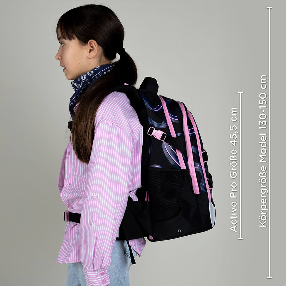neoxx ACTIVE PRO Schulrucksack Hello Wave neoxx ACTIVE PRO Schulrucksack Hello Wave