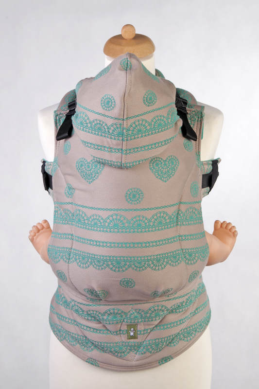 Lenny Lamb Tragehilfe Toddlersize Pistachio Lace Reverse (creme / grün)