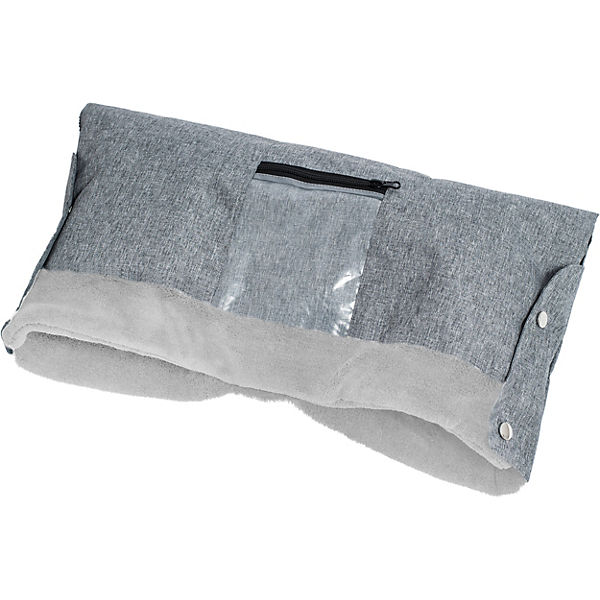 altabebe Handwärmer mit Handytasche dunkelgrau-hellgrau altabebe Handwärmer mit Handytasche dunkelgrau-hellgrau