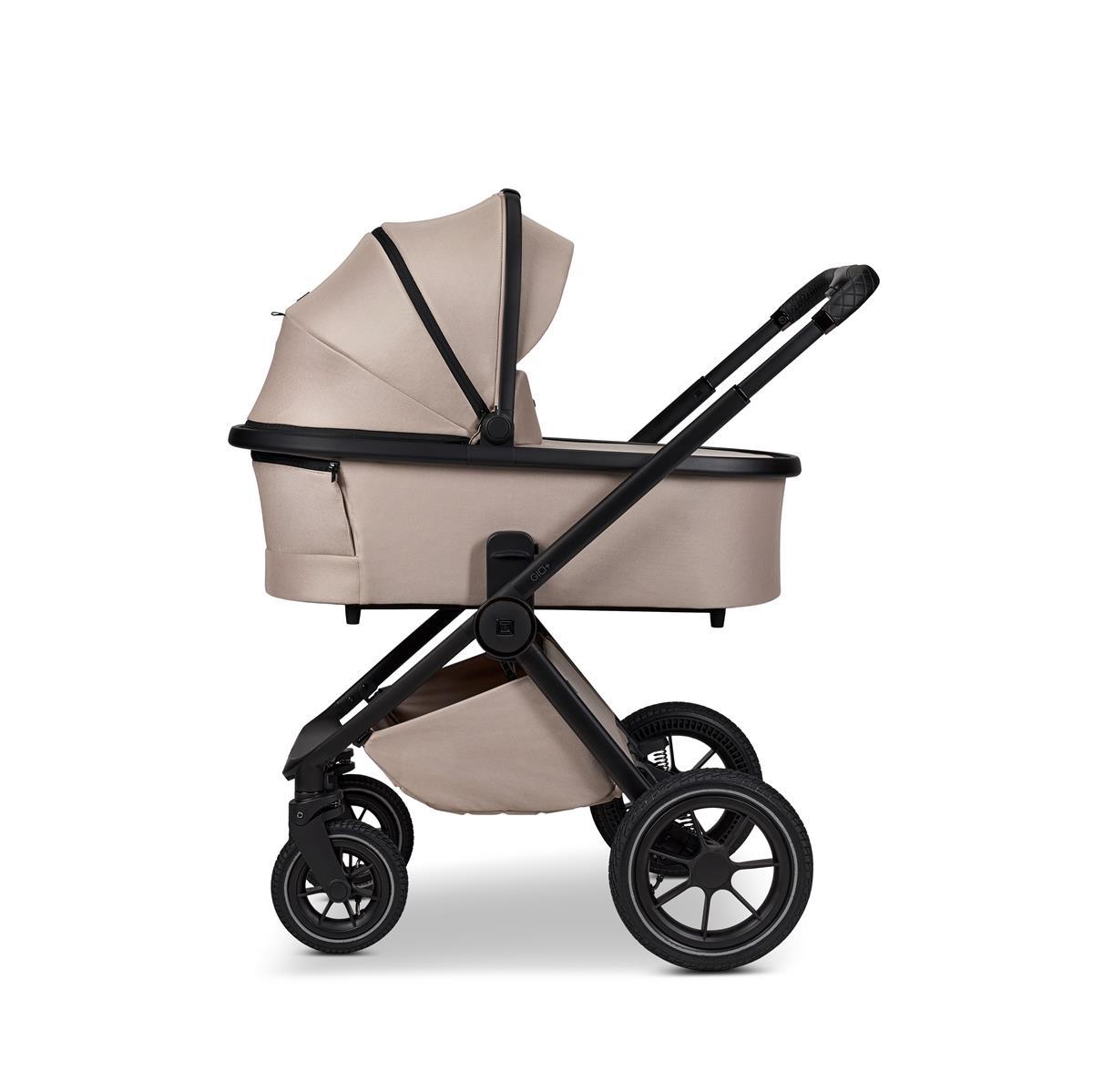 Moon GIO+ Kinderwagen-Set sand / matt Moon PIÙ Kinderwagen SET sand / chrome