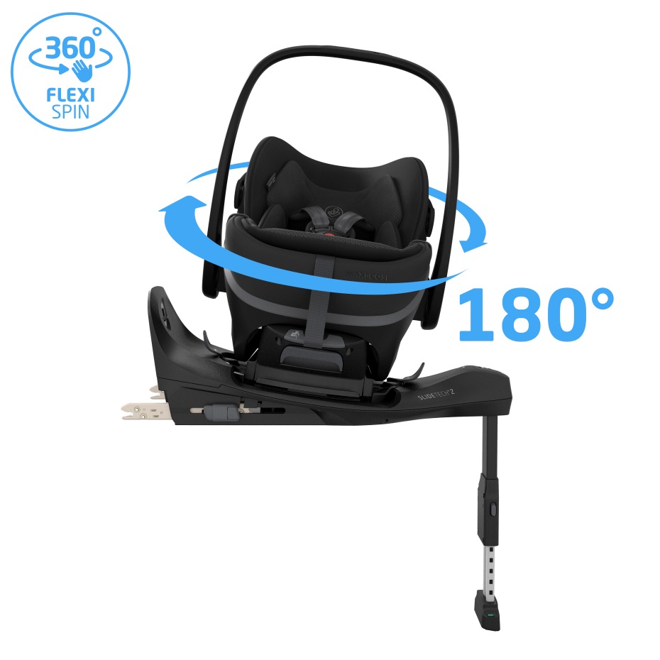 Maxi-Cosi Pebble 360 Slide Pro 2.0 (40 – 87 cm/ 0 – 13 kg) Black Onyx