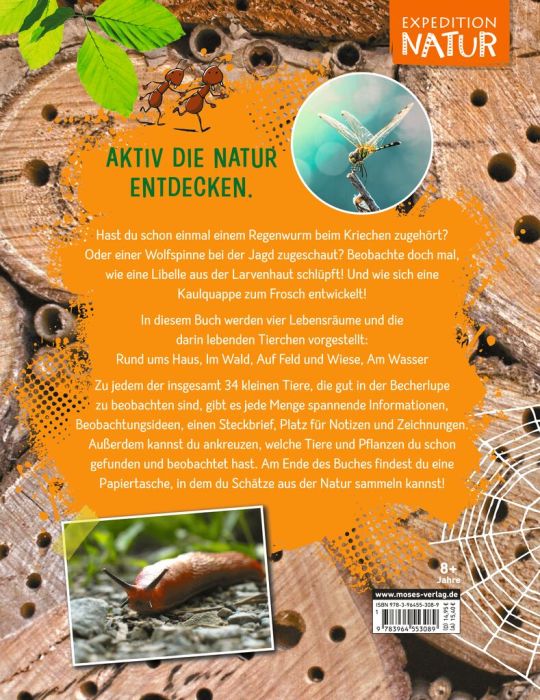 moses Expedition Natur - Die Becherlupe: moses Expedition Natur - Die Becherlupe: Die Welt der kleinen Tiere ganz groß