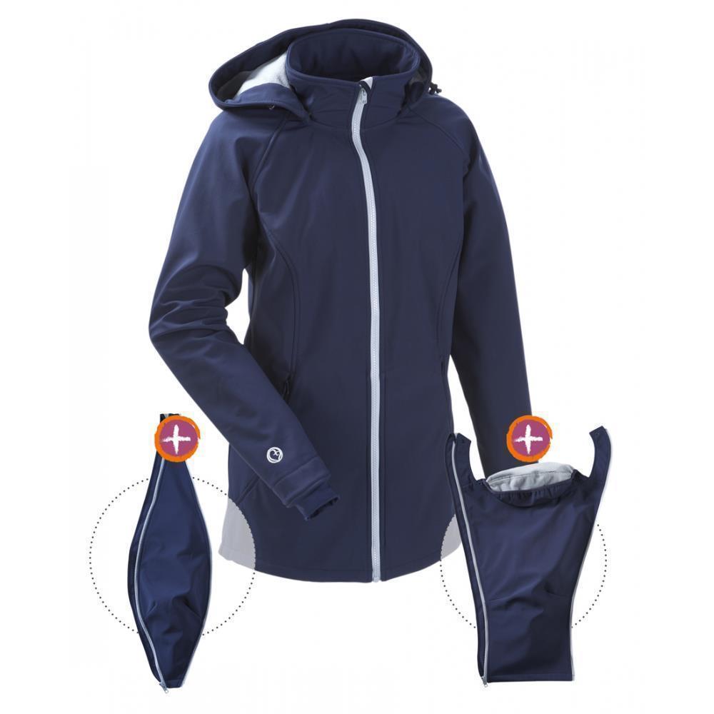 mamalila Softshell-Tragejacke clickit - XS - navy-Ice mamalila Softshell-Tragejacke clickit - XS - navy-Ice