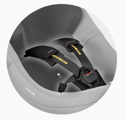 SWANDOO MARIE 5.0 i-Size Reboarder (40 – 105 cm/ 0 – 18 kg) 0+/1 Chia Black