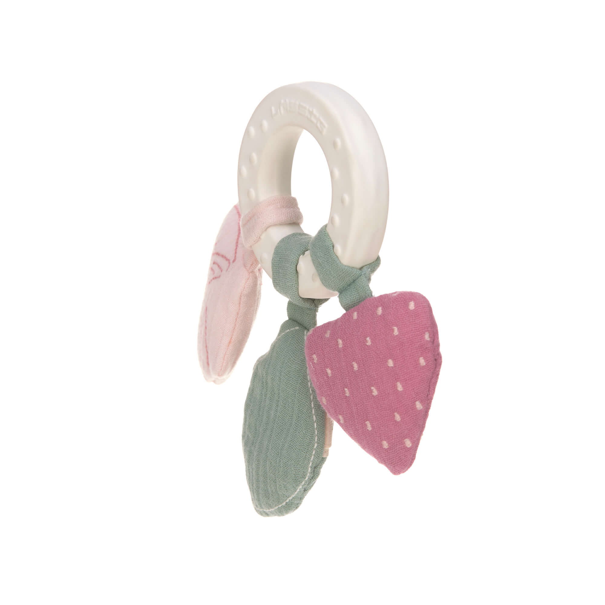 Lässig Teether "Ring" Natural Rubber Butterfly