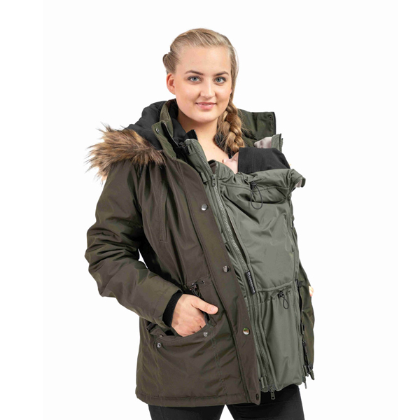 cocoo•me - Jackenerweiterung / Clip-In - olive / grün