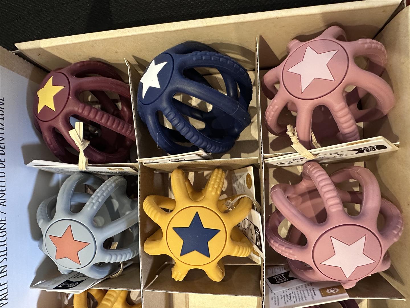 bieco Spielwaren Silikonball Farben sort. bunt