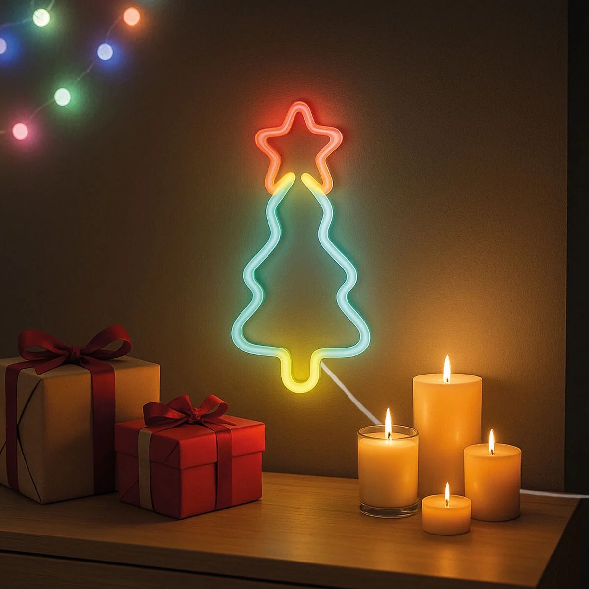 Legami Weihnachten 2025 Artikel LED-Lampe mit Neoneffekt - XMAS TREE