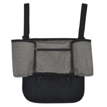 altabebe Rückenlehntasche für Kinderwagen / Buggys Grau/Schwarz