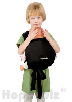 Hoppediz Puppentrage schwarz