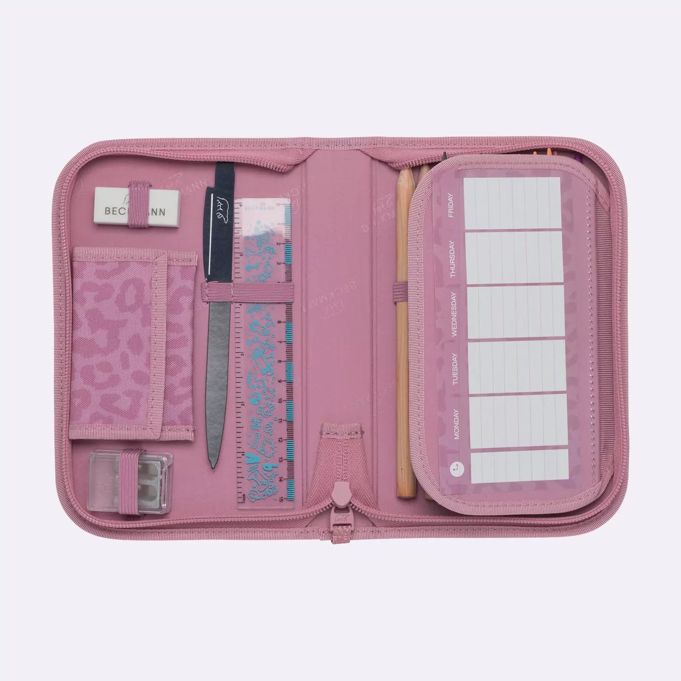 Beckmann Schulrucksack-Set Active Air FLX 6-teilig Furry