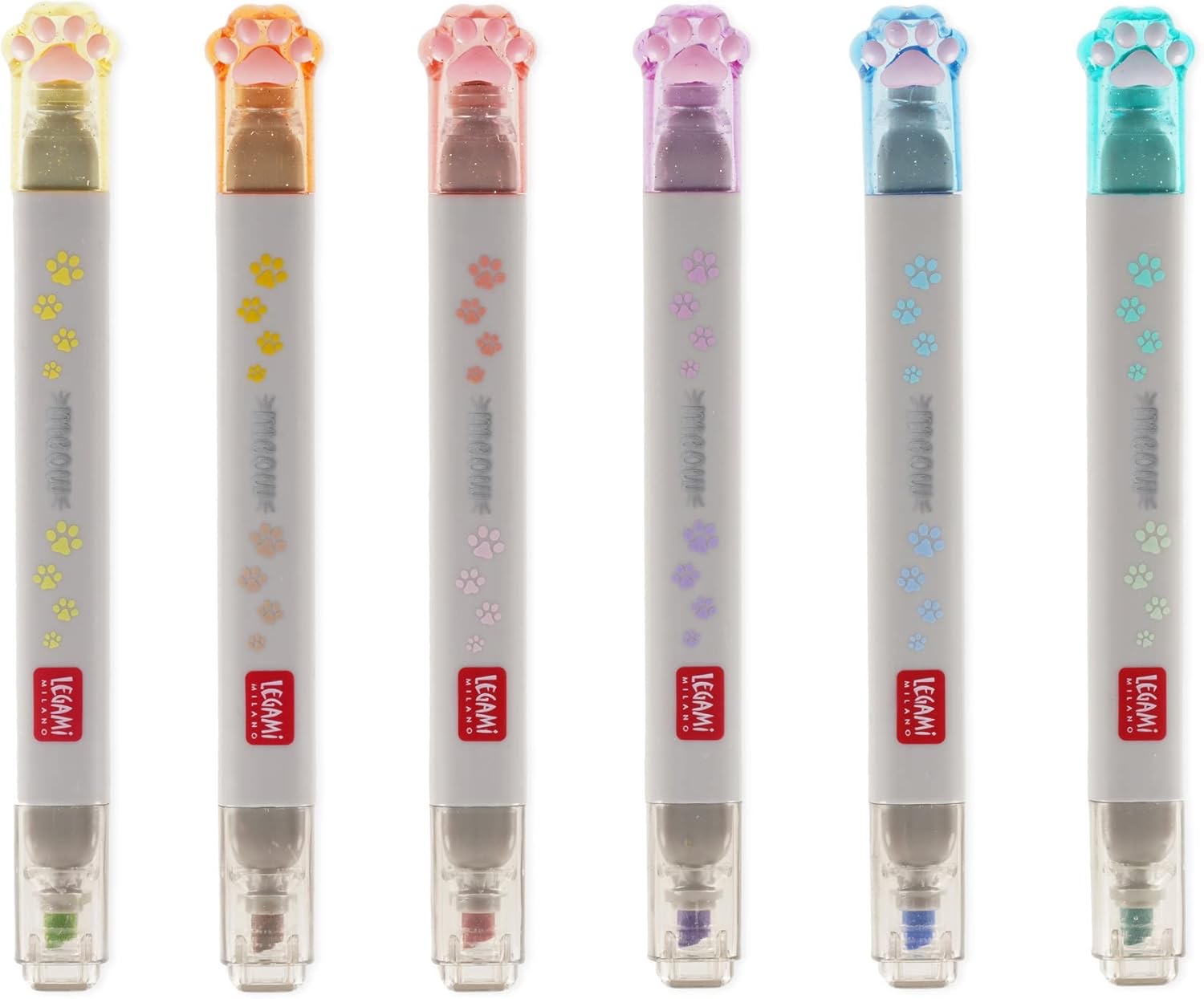Legami 6 Doppelspitzen Textmarker Kitty