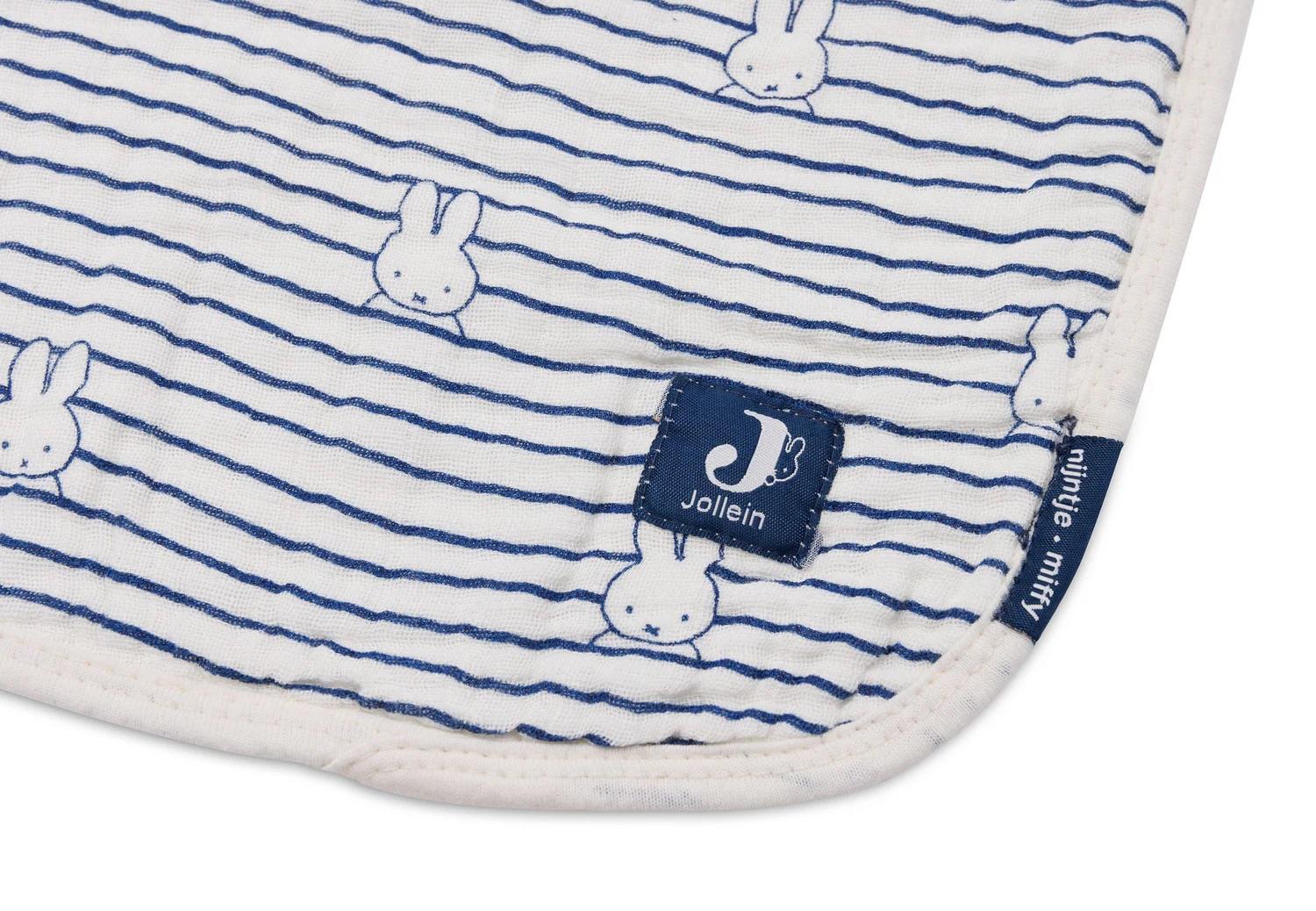 Jollein Decke - Miffy Stripe Navy