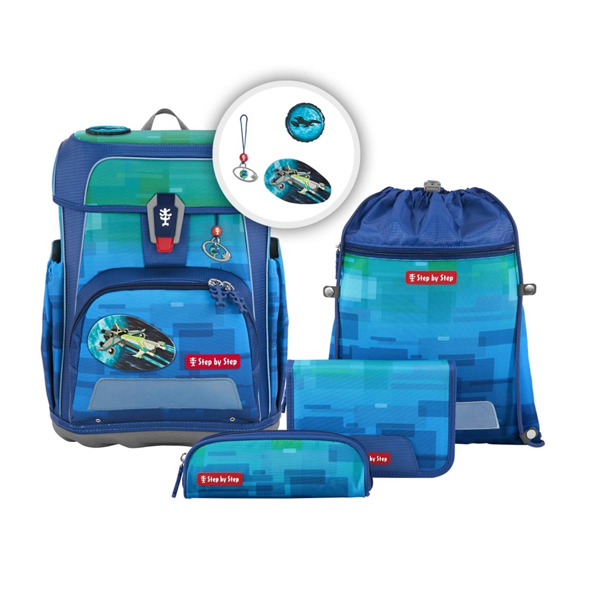 Step by Step Cloud Schulranzen-Set Limited Edition Ocean Space Craft Spike