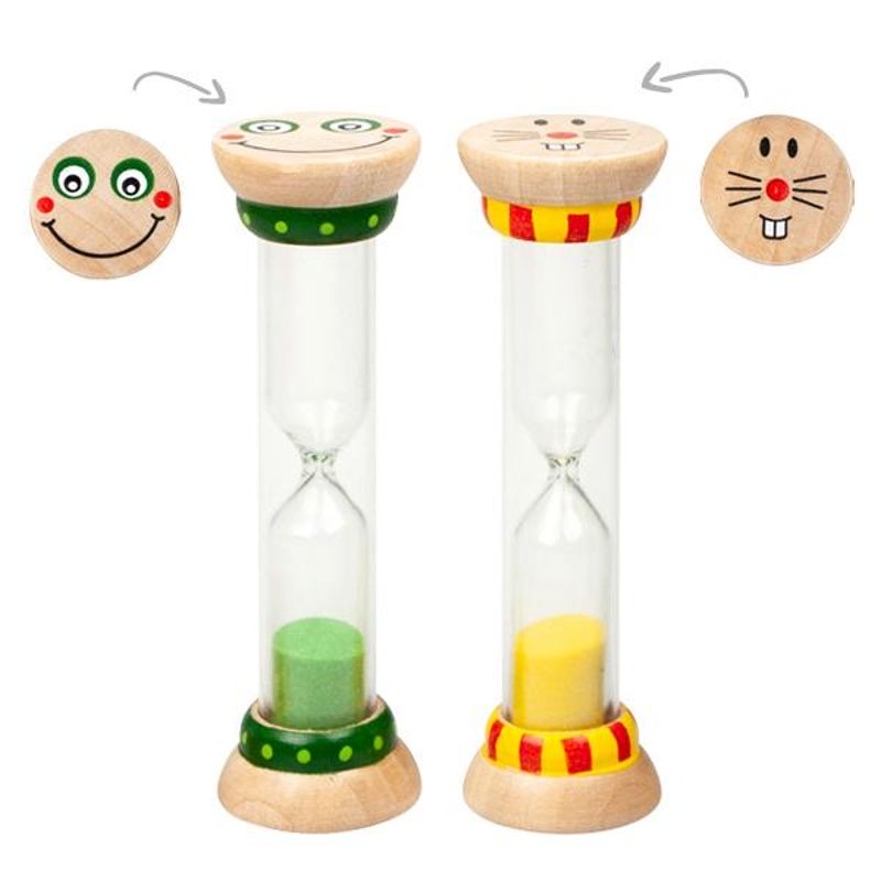 Trendhaus RASSELBANDE Zahnputzuhren 4-fach sortiert