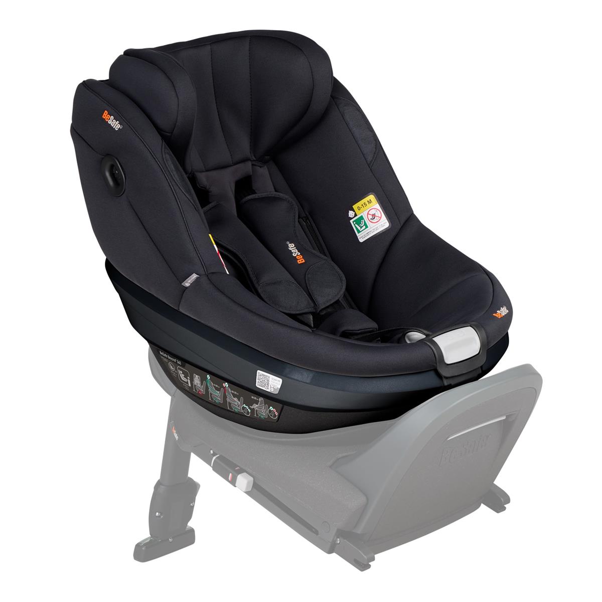 BeSafe Beyond2 360 Reboarder Black Soft Breeze