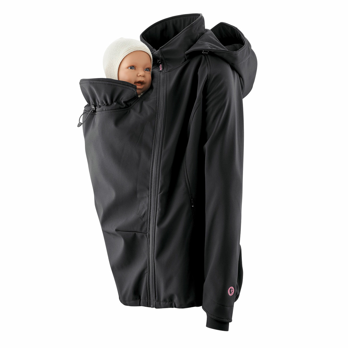 mamalila Softshell-Tragejacke Allrounder schwarz XXL