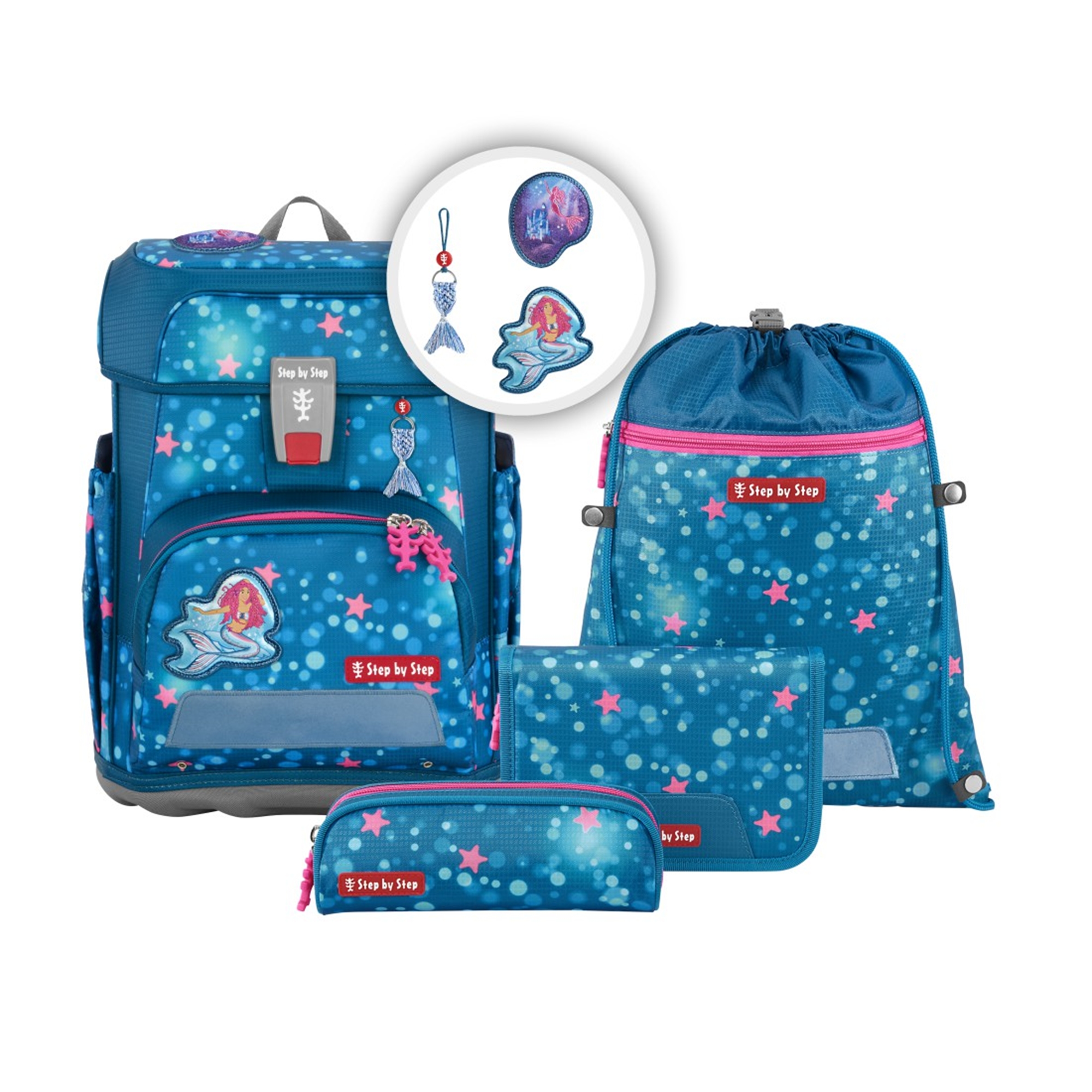 Step by Step Cloud Schulranzen-Set Mermaid Lola