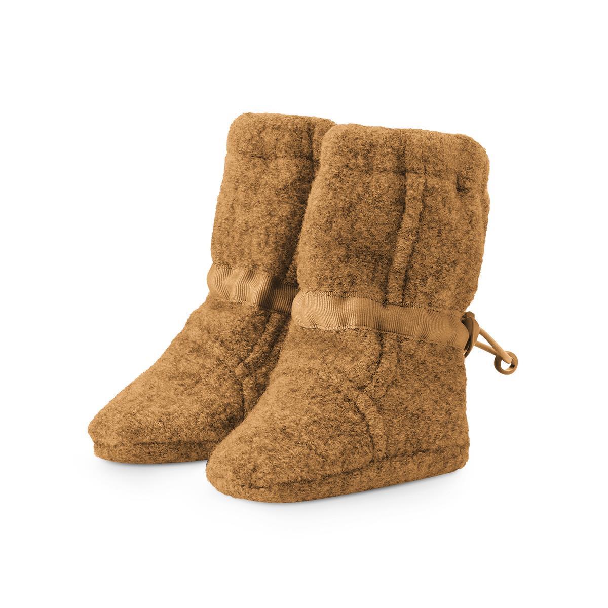 mamalila Wollwalk-Booties Baby camel