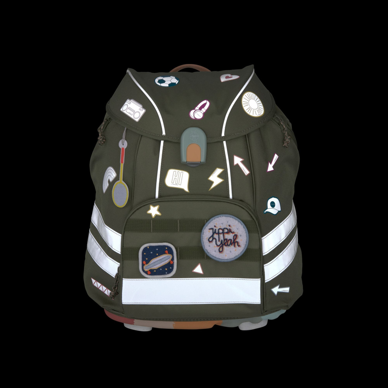 Lässig Reflektierende Aufkleber Rainbow