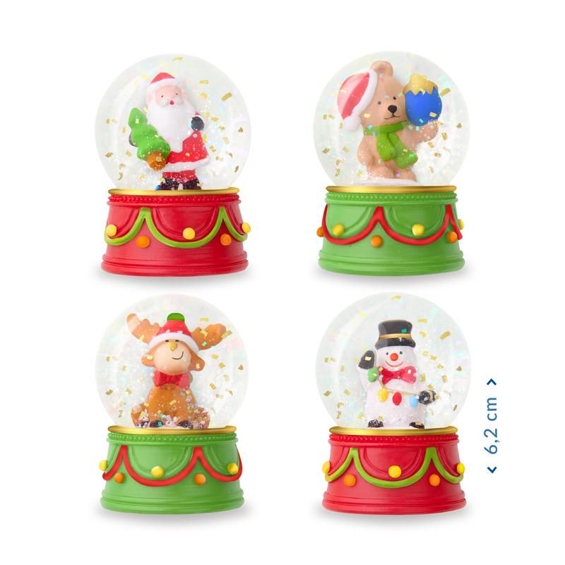 Trendhaus Schneekugel Glitzer Bär