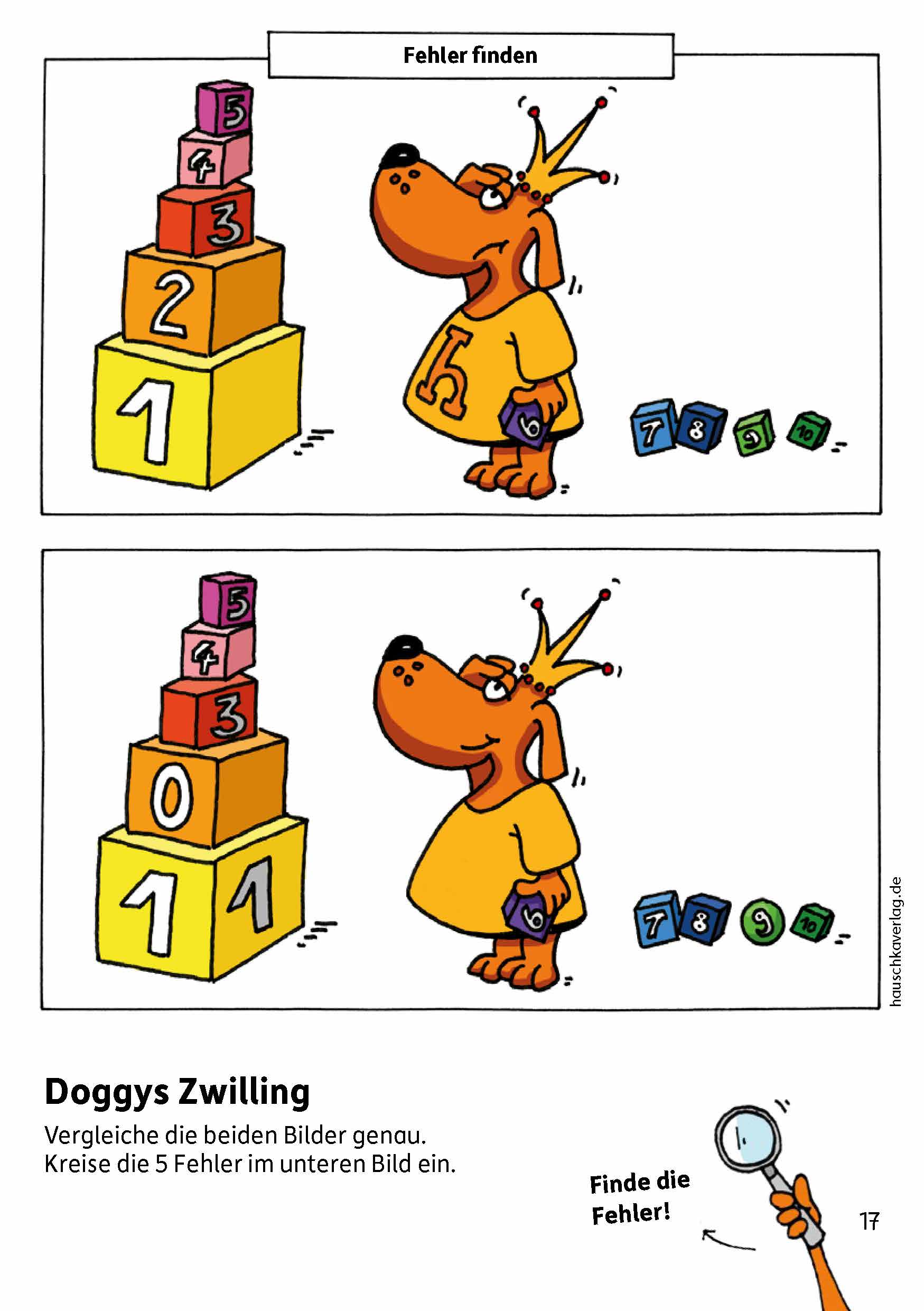 Hauschkaverlag Kindergartenblockab 4 Jahre Formen, Farben, Fehler finden