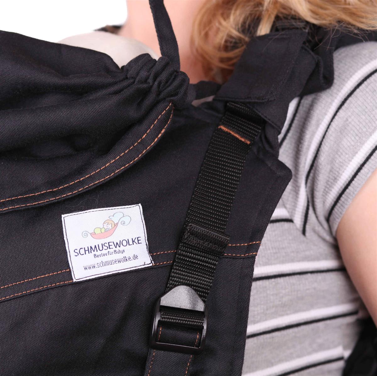 Schmusewolke FirstEdition Fullbuckle Urban Black (56 - 80 cm/ 15 Kilo)