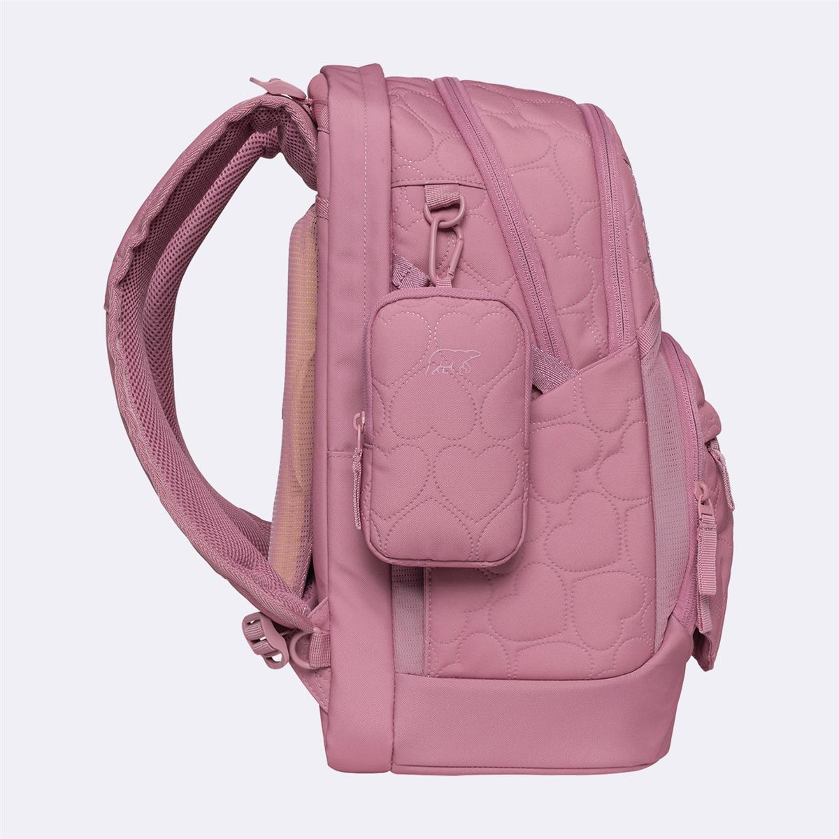 Beckmann Sport Air Schulrucksack Padded Heart Rose