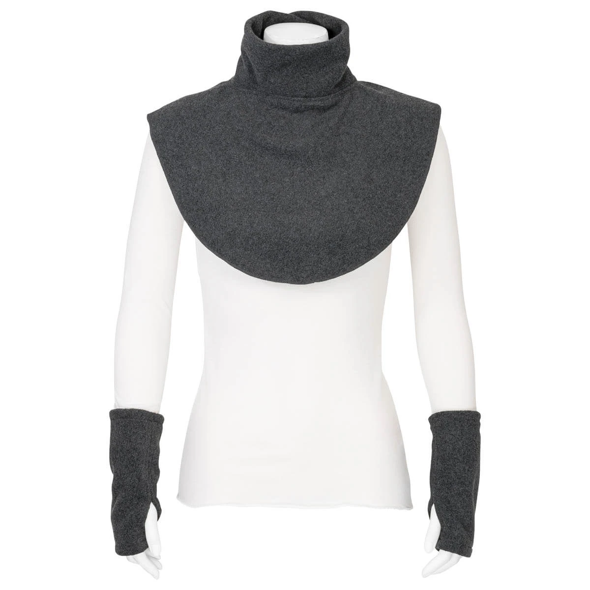 Hoppediz Fleece-Cover "3 in 1" Anthrazit