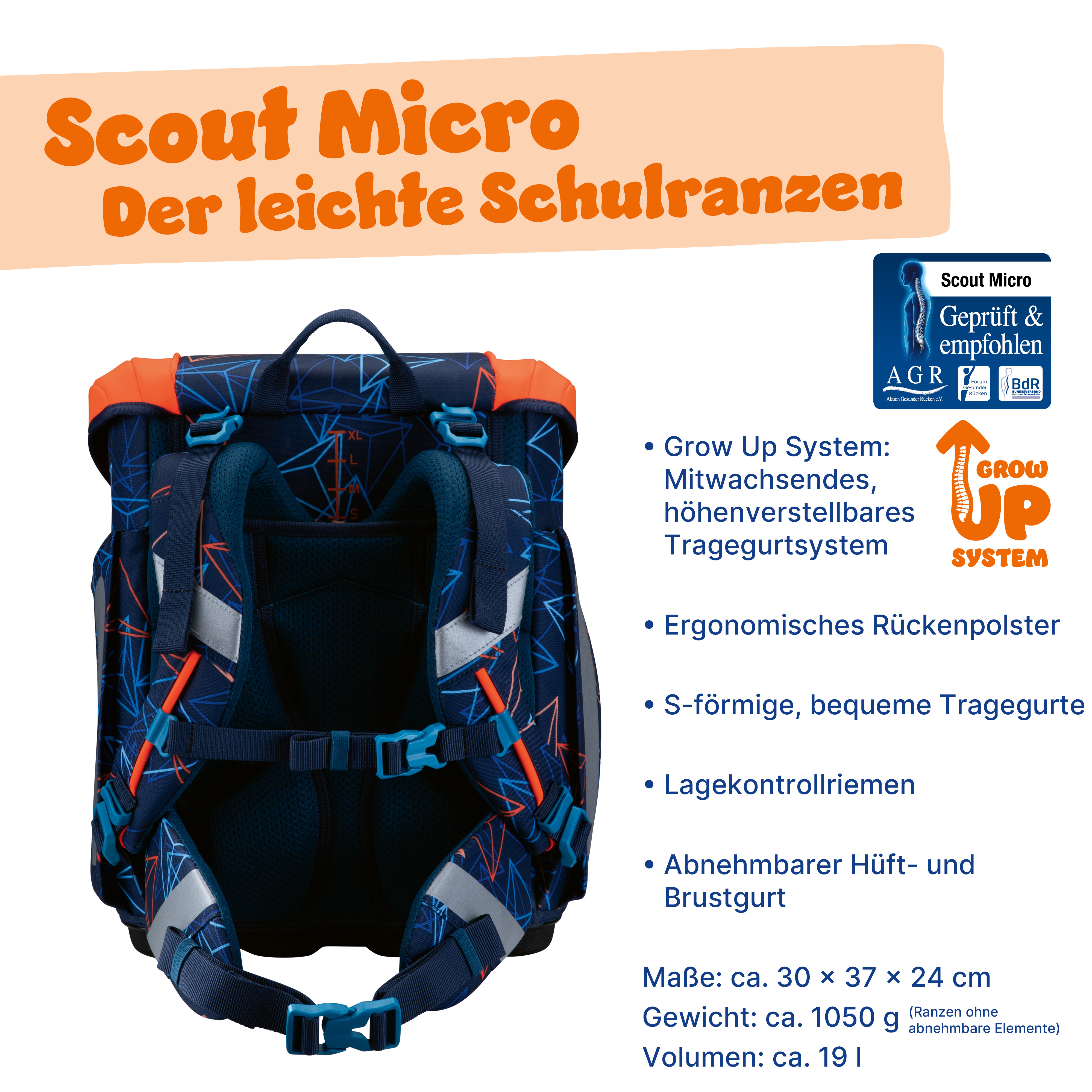 Scout Schulranzenset Micro Offroad