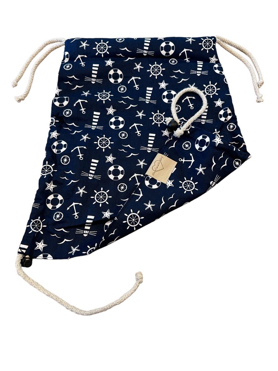 SimpleeBaby Kopfstütze für Tragetücher Maritim