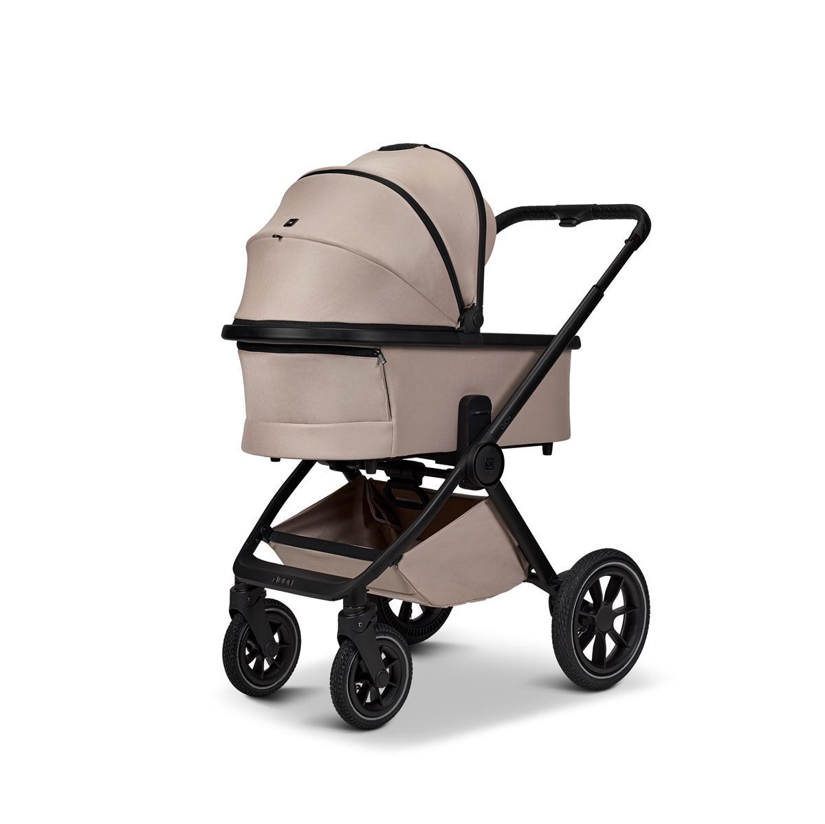 Moon GIO+ Kinderwagen-Set sand / matt Moon PIÙ Kinderwagen SET sand / chrome